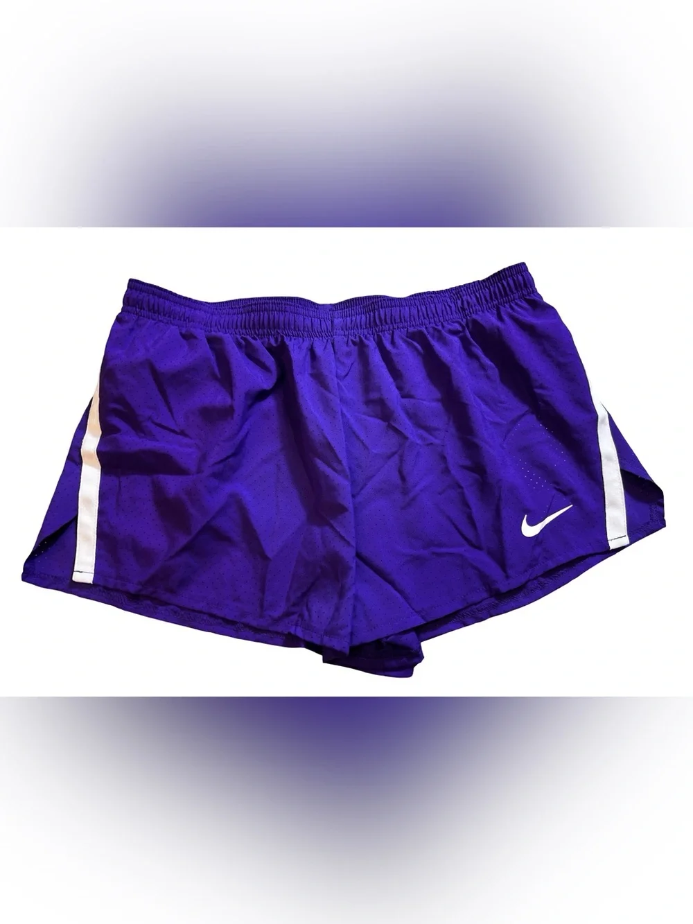 Nike Dri-FIT Men’s Running athletic Shorts lined adjustable Purple‎ Size Large